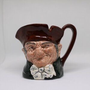 Vintage Royal Doulton Old Charley Toby Jug Small 3″ (D5527)